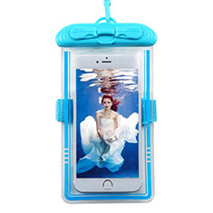 Universal Waterproof Cover Dry Bag Underwater Pouch W11 for Xiaomi Poco M4 Pro 5G Sky Blue