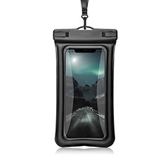 Universal Waterproof Cover Dry Bag Underwater Pouch W12 for Samsung S5750 Wave 575 Black