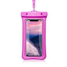Universal Waterproof Cover Dry Bag Underwater Pouch W12 for Samsung Galaxy A91 Hot Pink