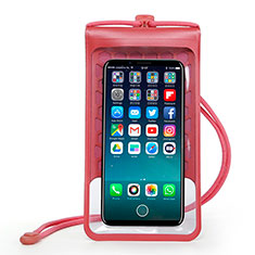 Universal Waterproof Cover Dry Bag Underwater Pouch W15 for Huawei Mate 40 Pro 5G Red