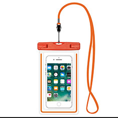 Universal Waterproof Cover Dry Bag Underwater Pouch W16 for Oppo Reno8 T 4G Orange