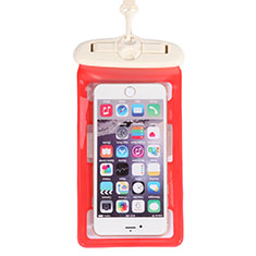 Universal Waterproof Cover Dry Bag Underwater Pouch W18 for HTC Desire 21 Pro 5G Red