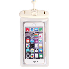 Universal Waterproof Cover Dry Bag Underwater Pouch W18 for Samsung Galaxy S4 IV Advance i9500 White