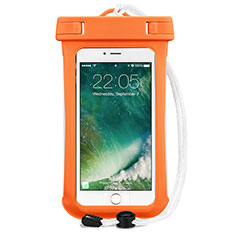 Universal Waterproof Hull Dry Bag Underwater Case for Nokia 5.4 Orange