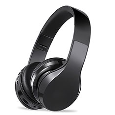 Wireless Bluetooth Foldable Sports Stereo Headphone Headset H73 for Oppo Find X3 Pro Black