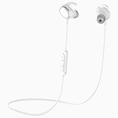 Wireless Bluetooth Sports Stereo Earphone Headphone H43 for HTC Desire 21 Pro 5G White