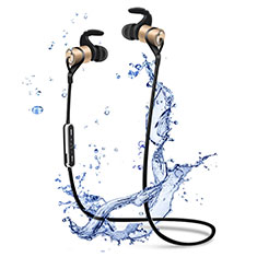 Wireless Bluetooth Sports Stereo Earphone Headphone H50 for Samsung Galaxy A8+ A8 2018 Duos A730f Gold