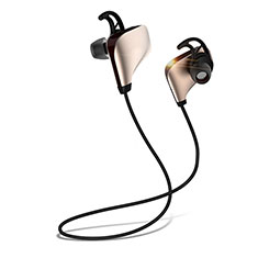 Wireless Bluetooth Sports Stereo Earphone Headset H35 for Handy Zubehoer Halterungen Staender Gold