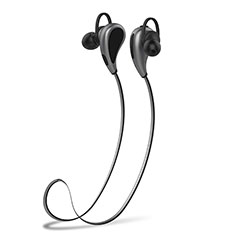 Wireless Bluetooth Sports Stereo Earphone Headset H41 for Oppo Find X3 Pro Gray