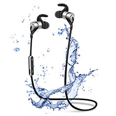 Wireless Bluetooth Sports Stereo Earphone Headset H50 for Samsung Galaxy M01s Silver