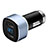 4.8A Car Charger Adapter Dual USB Twin Port Cigarette Lighter USB Charger Universal Fast Charging Sky Blue