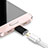 Android Micro USB to Lightning USB Cable Adapter H01 for Apple iPad 4 Black