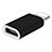 Android Micro USB to Lightning USB Cable Adapter H01 for Apple iPad Pro 10.5 Black