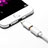 Android Micro USB to Lightning USB Cable Adapter H01 for Apple iPhone Xs Max White