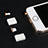 Anti Dust Cap Lightning Jack Plug Cover Protector Plugy Stopper Universal J05 for Apple iPad Mini 4 Silver