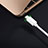 Charger Micro USB Data Cable Charging Cord Android Universal 2A H02 for Apple iPad Air 5 10.9 (2022) White