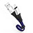 Charger Micro USB Data Cable Charging Cord Android Universal 30cm S03 Blue