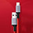 Charger USB Data Cable Charging Cord C03 for Apple iPad Air 2 Red