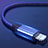 Charger USB Data Cable Charging Cord C04 for Apple iPad Air 10.9 (2020) Blue