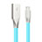 Charger USB Data Cable Charging Cord C05 for Apple iPad 4 Sky Blue