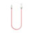 Charger USB Data Cable Charging Cord C06 for Apple iPhone Xs Max Pink