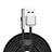 Charger USB Data Cable Charging Cord D11 for Apple iPad 4 Black