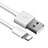 Charger USB Data Cable Charging Cord D12 for Apple iPad Air White