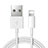 Charger USB Data Cable Charging Cord D12 for Apple iPhone 5S White