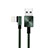 Charger USB Data Cable Charging Cord D19 for Apple iPad New Air (2019) 10.5 Green