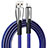 Charger USB Data Cable Charging Cord D25 for Apple New iPad Pro 9.7 (2017) Blue