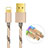 Charger USB Data Cable Charging Cord L01 for Apple iPad 10.2 (2020) Gold