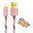 Charger USB Data Cable Charging Cord L01 for Apple iPad 10.2 (2020) Rose Gold