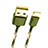 Charger USB Data Cable Charging Cord L03 for Apple iPad 10.2 (2020) Green