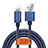 Charger USB Data Cable Charging Cord L04 for Apple iPad New Air (2019) 10.5 Blue