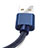 Charger USB Data Cable Charging Cord L04 for Apple iPod Touch 5 Blue