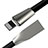 Charger USB Data Cable Charging Cord L06 for Apple iPad 10.2 (2020) Black