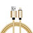 Charger USB Data Cable Charging Cord L07 for Apple iPad 10.2 (2020) Gold