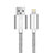 Charger USB Data Cable Charging Cord L07 for Apple iPad Air 4 10.9 (2020) Silver