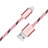 Charger USB Data Cable Charging Cord L10 for Apple iPhone 6 Plus Pink