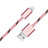 Charger USB Data Cable Charging Cord L10 for Apple iPhone Xs Max Pink