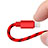 Charger USB Data Cable Charging Cord L10 for Apple iPod Touch 5 Red