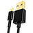 Charger USB Data Cable Charging Cord L12 for Apple iPad 10.2 (2020) Black