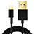 Charger USB Data Cable Charging Cord L12 for Apple iPad 10.2 (2020) Black