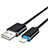 Charger USB Data Cable Charging Cord L13 for Apple iPad 10.2 (2020) Black