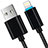 Charger USB Data Cable Charging Cord L13 for Apple iPhone Xs Black