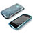 Circle Transparent Gel Soft Cover for Apple iPhone 3G 3GS Sky Blue