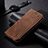 Cloth Case Stands Flip Cover B01S for Realme Narzo 30 5G Brown