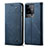 Cloth Case Stands Flip Cover B01S for Vivo iQOO 11 5G Blue