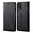 Cloth Case Stands Flip Cover B01S for Vivo V20 (2021) Black