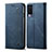 Cloth Case Stands Flip Cover B01S for Vivo V21e 5G Blue